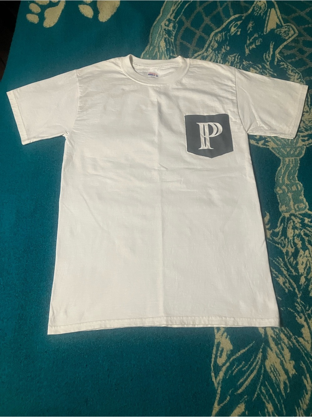 PVRIS Pocket T Shirt Mirror Design on Back NEW
